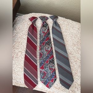 3 men clip on ties 17” by Ketch